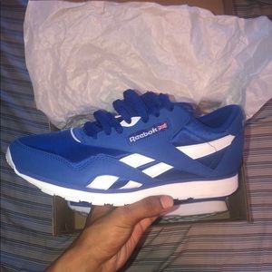 Blue Reebok Shoes